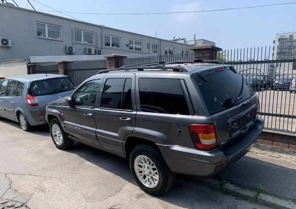 Jeep Grand Cherokee cena 28000 przebieg: 125413, rok produkcji 2002 z Warszawa małe 37